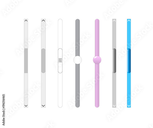 Scroll bars set