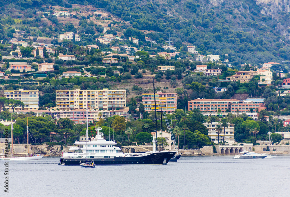 Yacht Moored in Villefranche