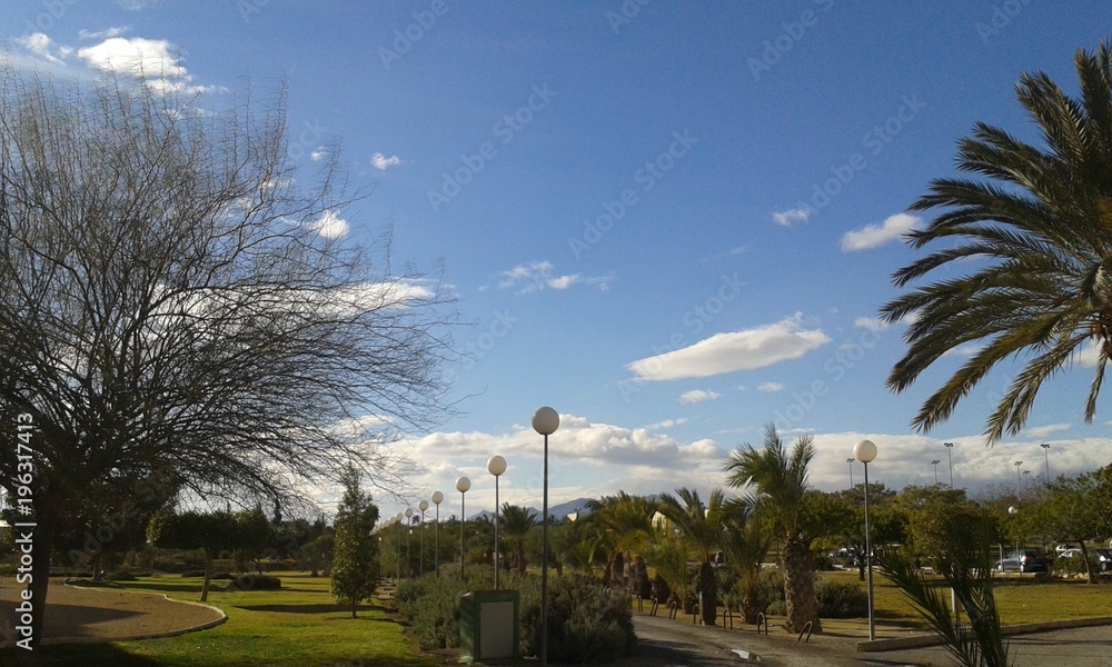 Park in Seville, Spain