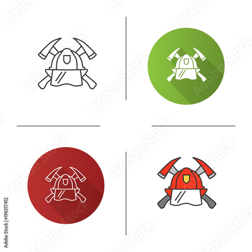 Firefighters maltese cross icon