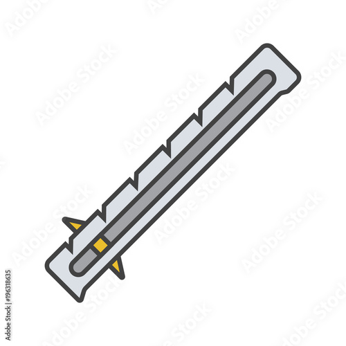 Sewing gauge color icon