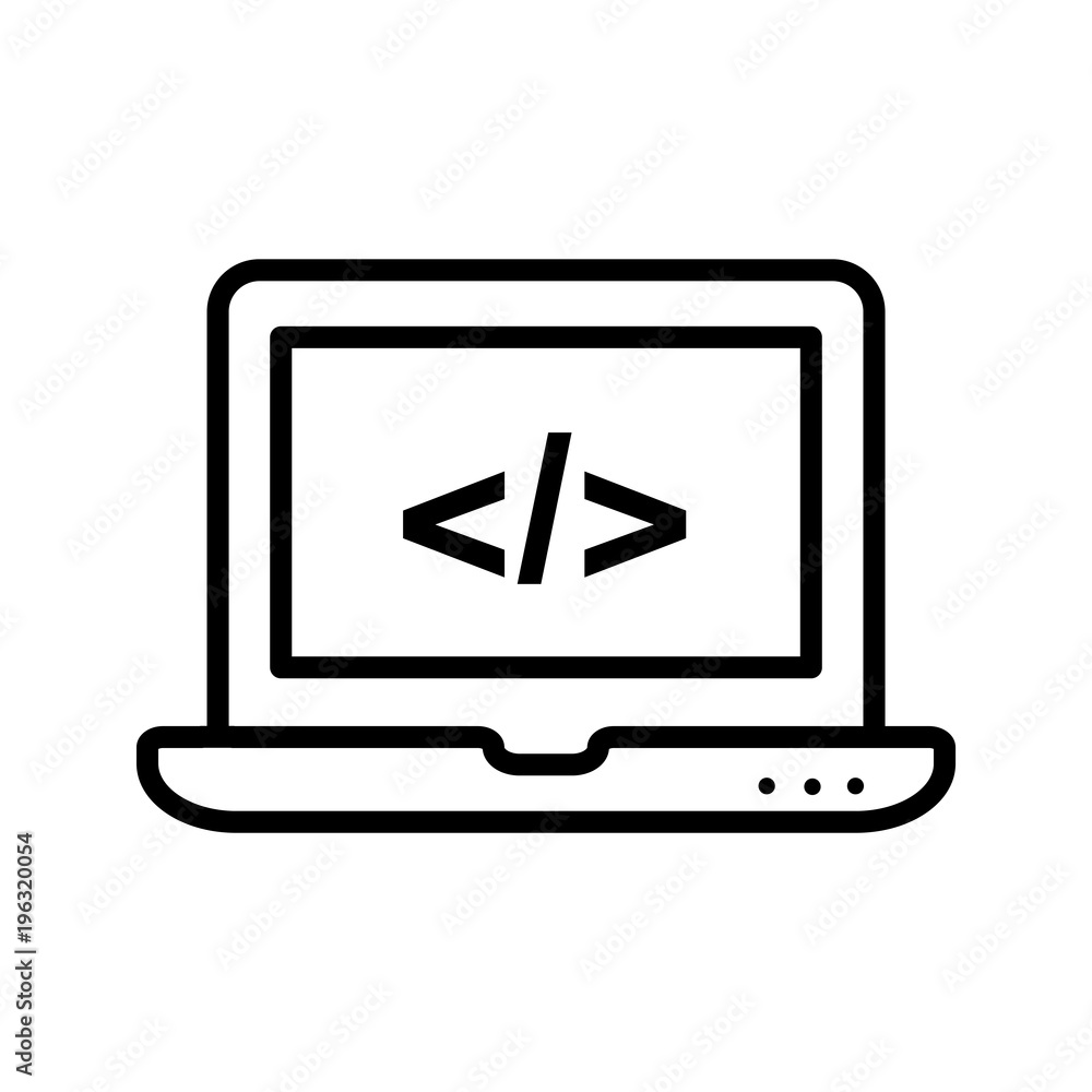 Coding vector icon Coding vector icon
