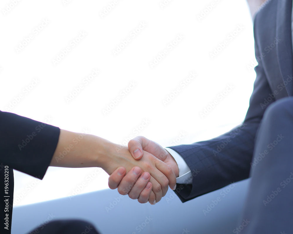 Business handshake ,congratulations or Partnership concept. Business handshake ,congratulations or Partnership concept.