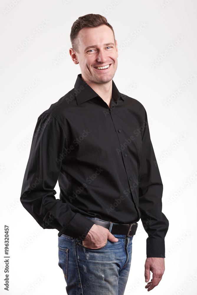 Happy smiling young man Happy smiling young man