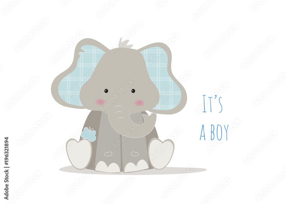 Fototapeta premium nascita bambino, baby elephant