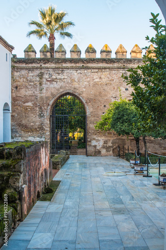 Vistas del Alcázar de los Reyes Cristianos en Córdoba 