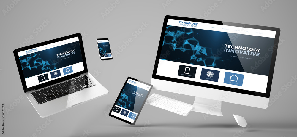 flying devices innovative technology responsive website