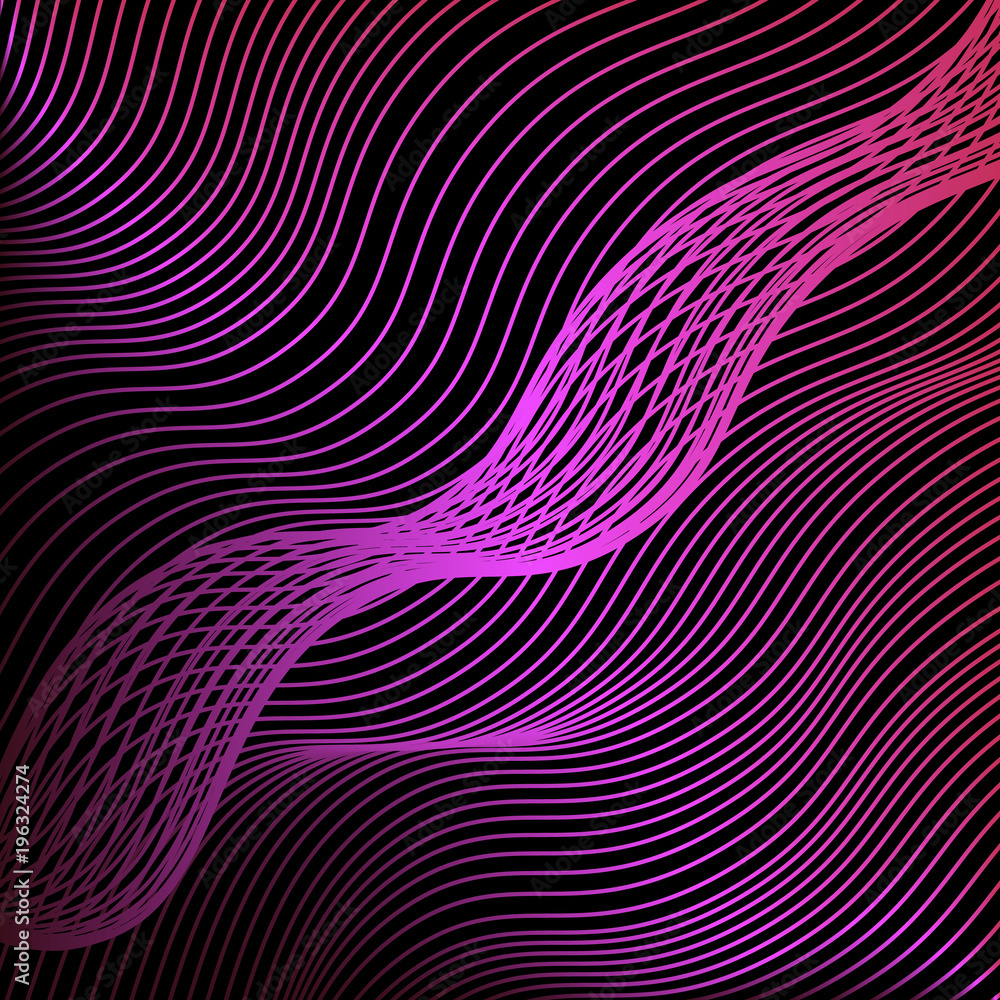 Abstract background with color wave design element Abstract background with color wave design element