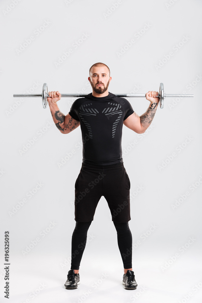 Full lenght picture of strong healthy young sportsman Full lenght picture of strong healthy young sportsman