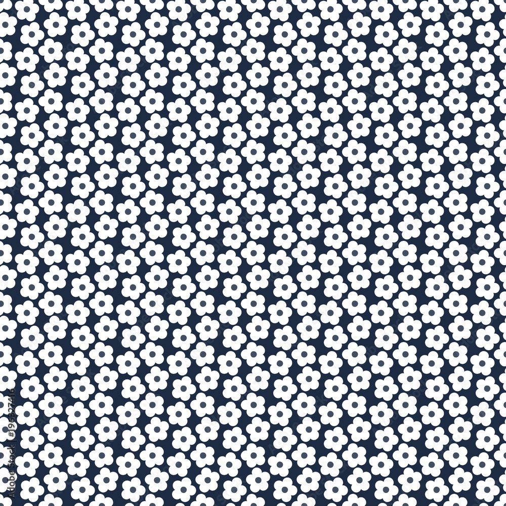 Seamless pattern with small flowers