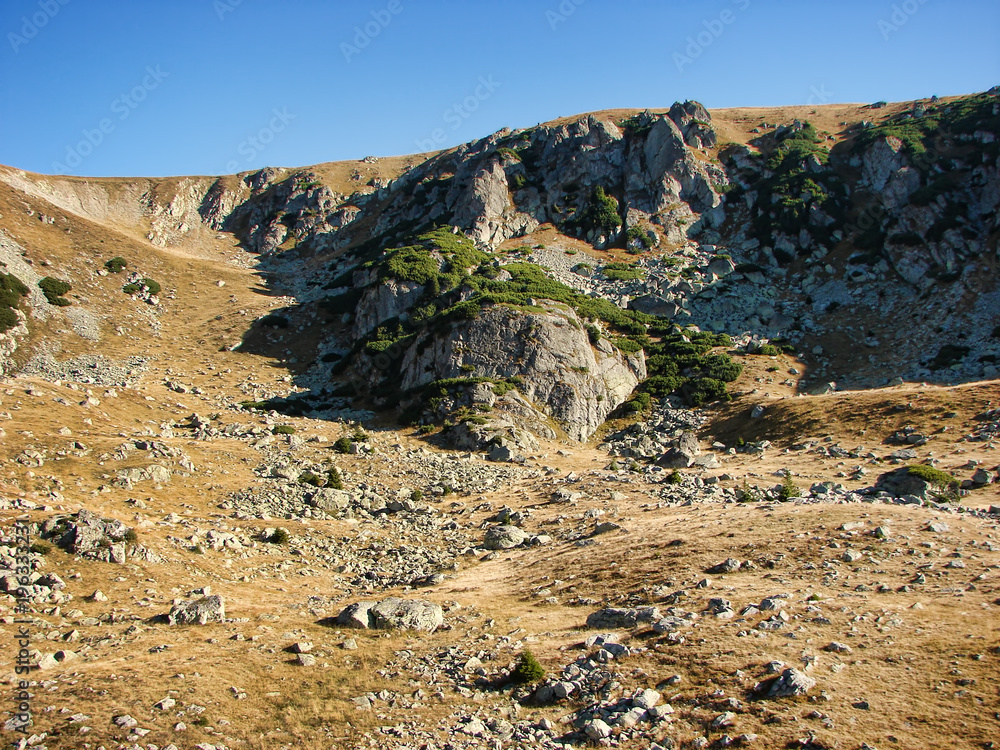 View of rock mountain View of rock mountain