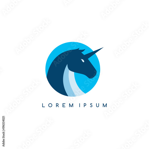 unicorn horse logo logotype