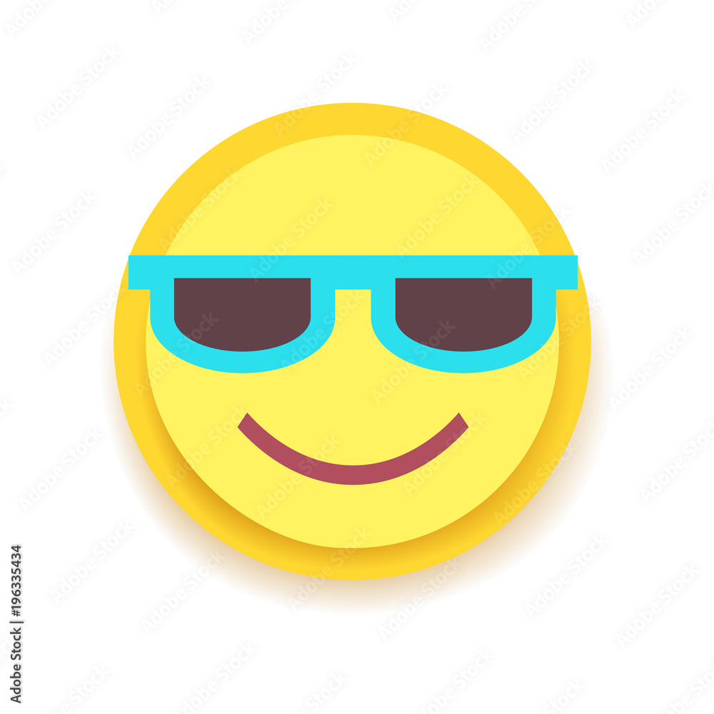 Emodji Icon. Emoticon for chat, messages,web. Isolated vector illustration Emodji Icon. Emoticon for chat, messages,web. Isolated vector illustration