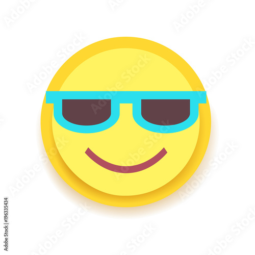 Emodji Icon. Emoticon for chat, messages,web. Isolated vector illustration