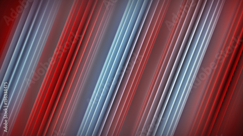 Diagonal red lines abstract 3D rendering