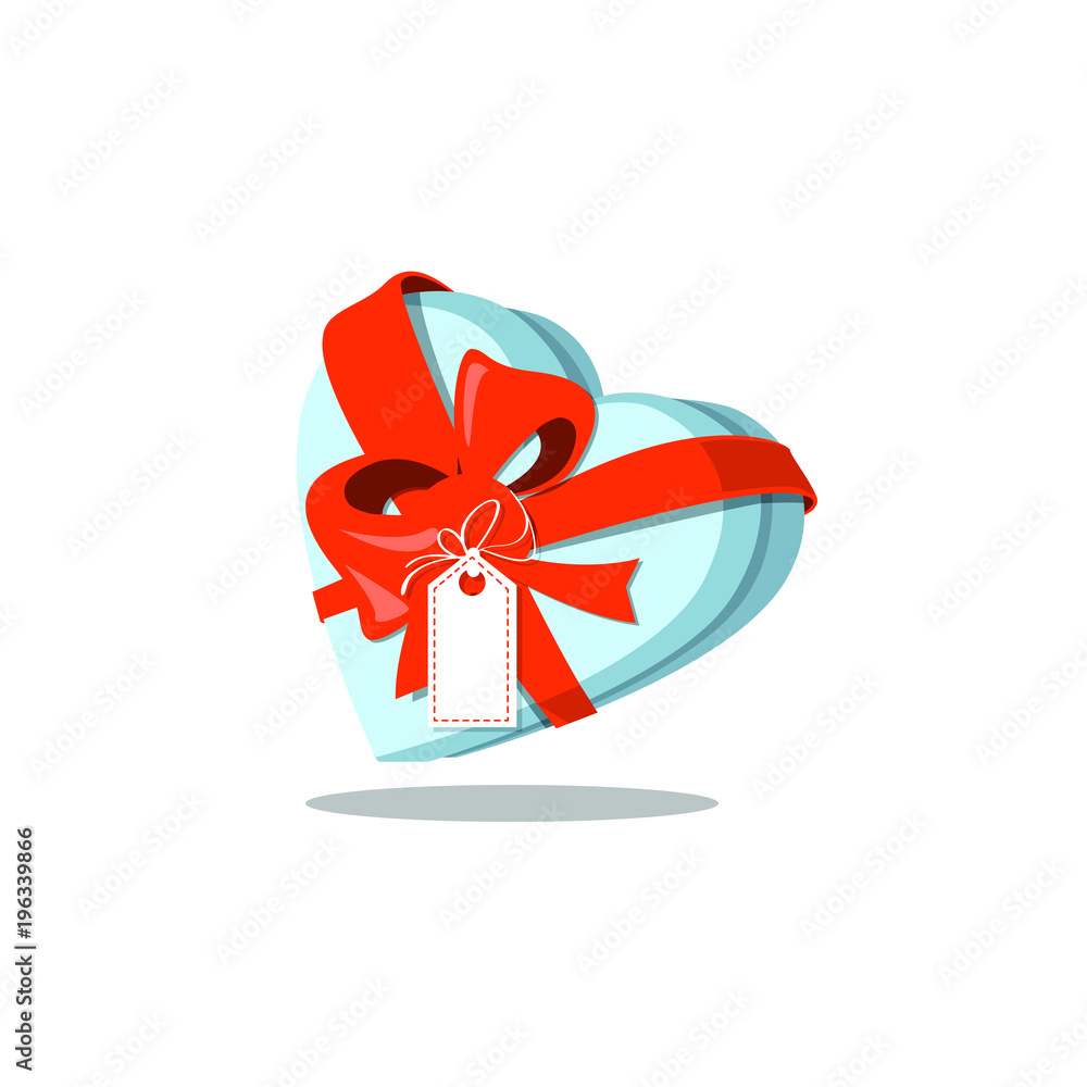 Vector Present for Valentine Day. Vector Present for Valentine Day.
