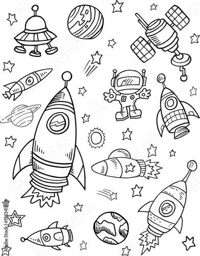 Space Vector Illustration Art