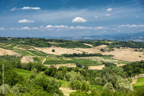 Landscape near San Gimignano  Tuscany 