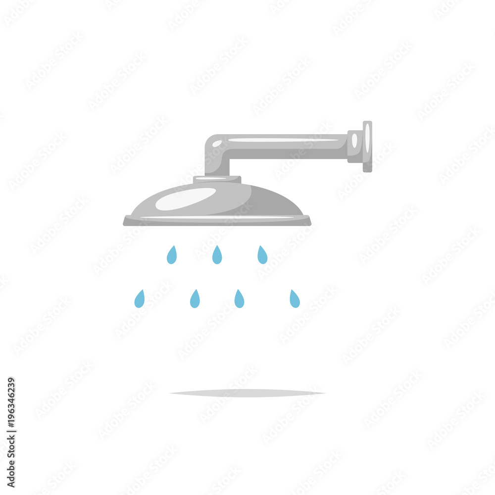 Shower vector illustration Shower vector illustration
