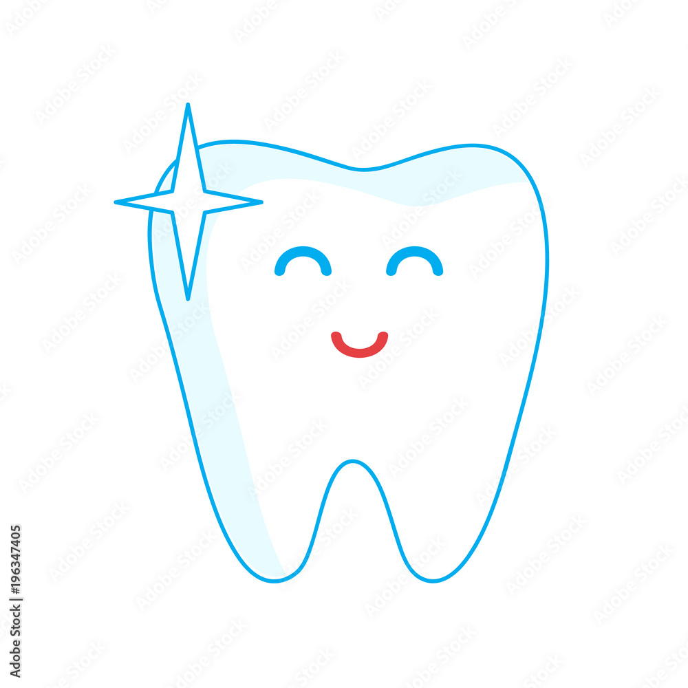 Здоровый зуб Stock Vector | Adobe Stock