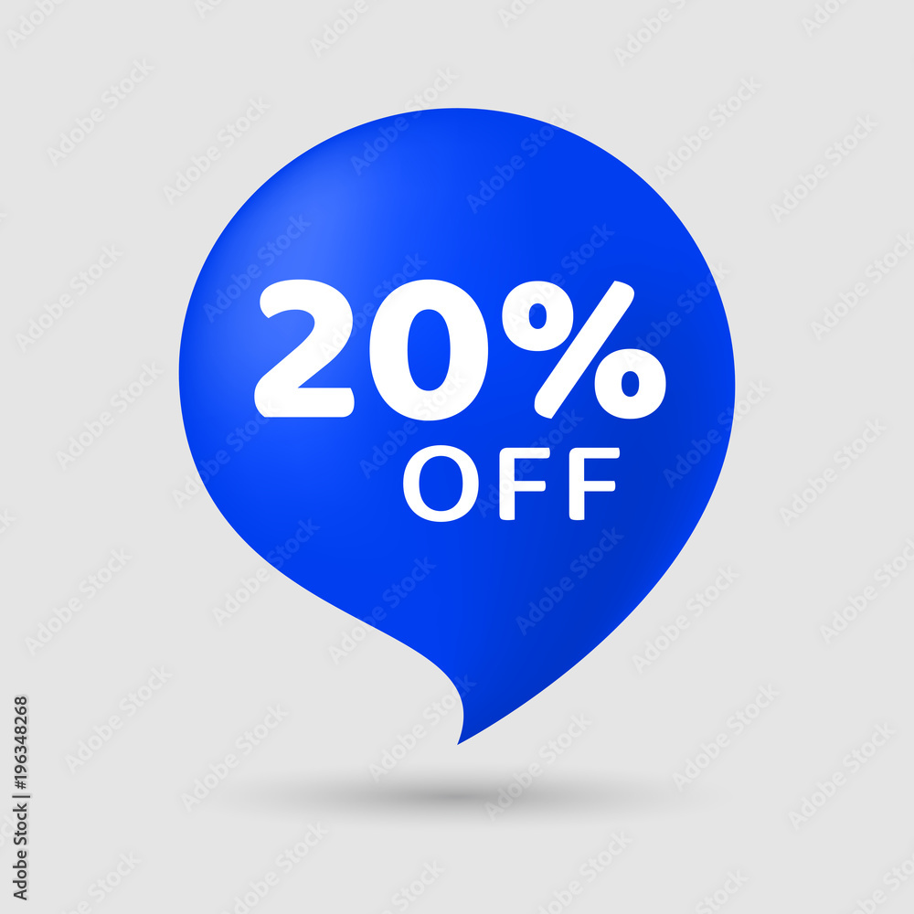 Sale special offer 20% off final reduction vector banner Sale special offer 20% off final reduction vector banner