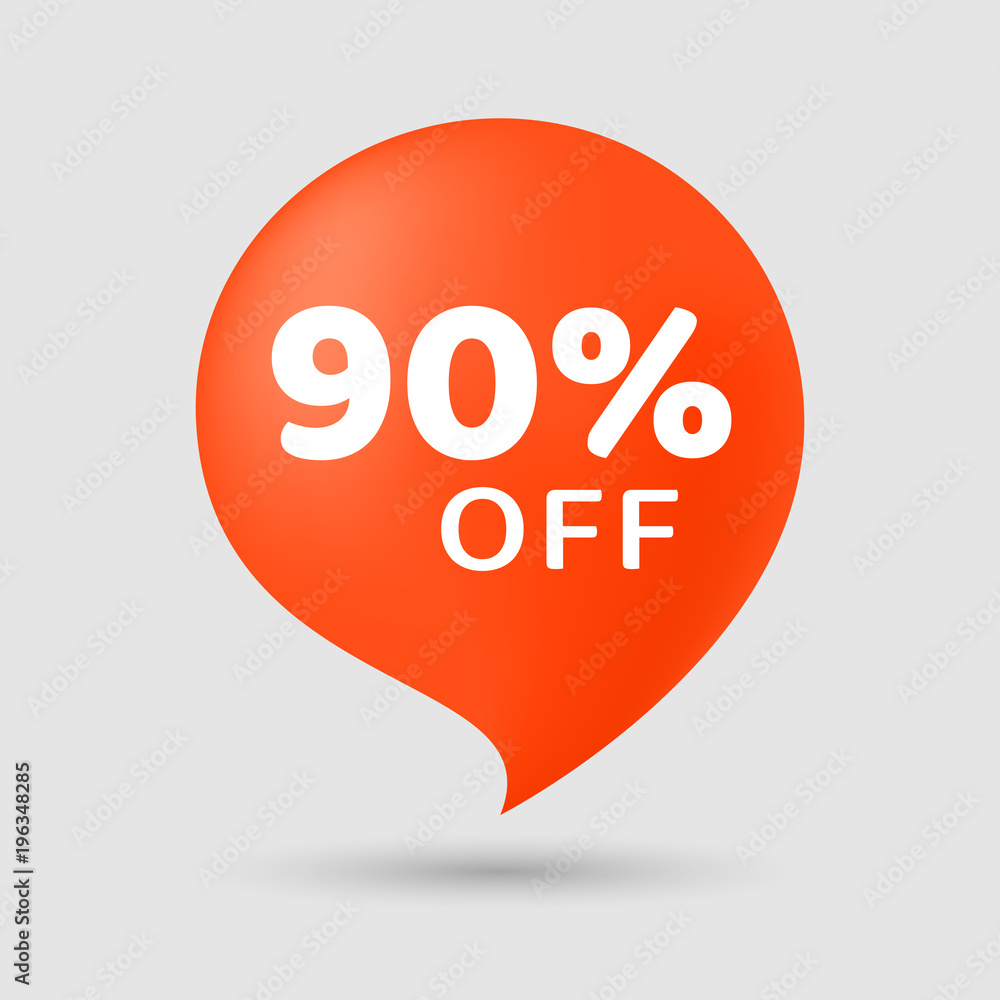 Sale special offer 90% off final reduction vector banner Sale special offer 90% off final reduction vector banner