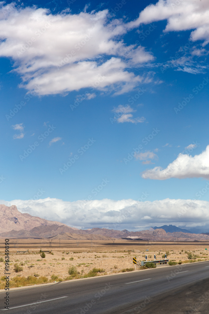 Road from Tehran to Semnan, Iran