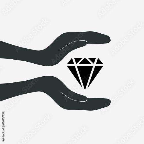 Save diamond sign icon3 photo