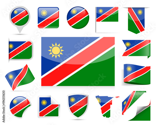 Namibia Flag Vector Set Free Download Namibia Flag Vector Set - GFXLoad