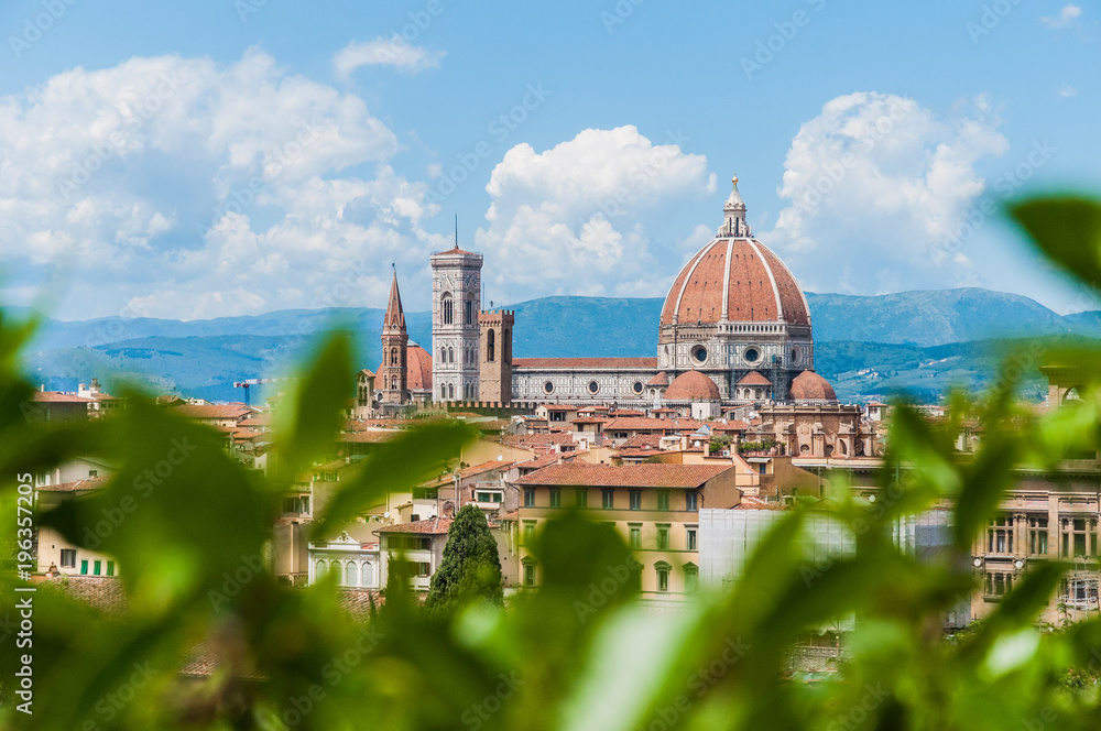 Fototapeta premium The Basilica di Santa Maria del Fiore in Florence, Italy