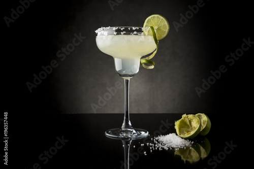 Lime margarita cocktail photo
