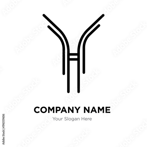 antibody company logo design template  Business corporate vector icon