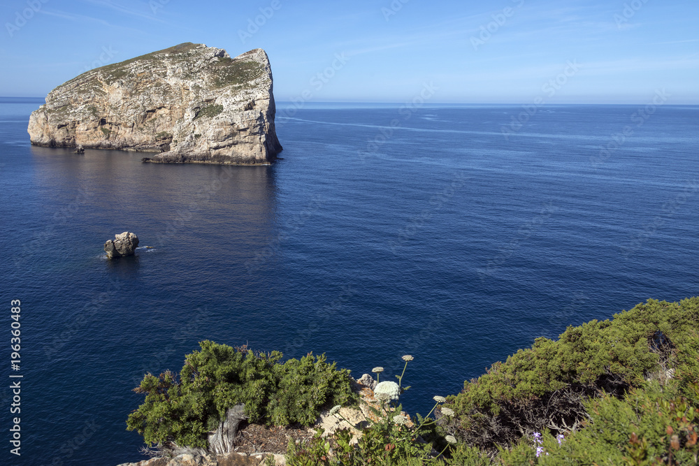 Island of Foradada at Cala Dell Inferno - Sardinia, Italy