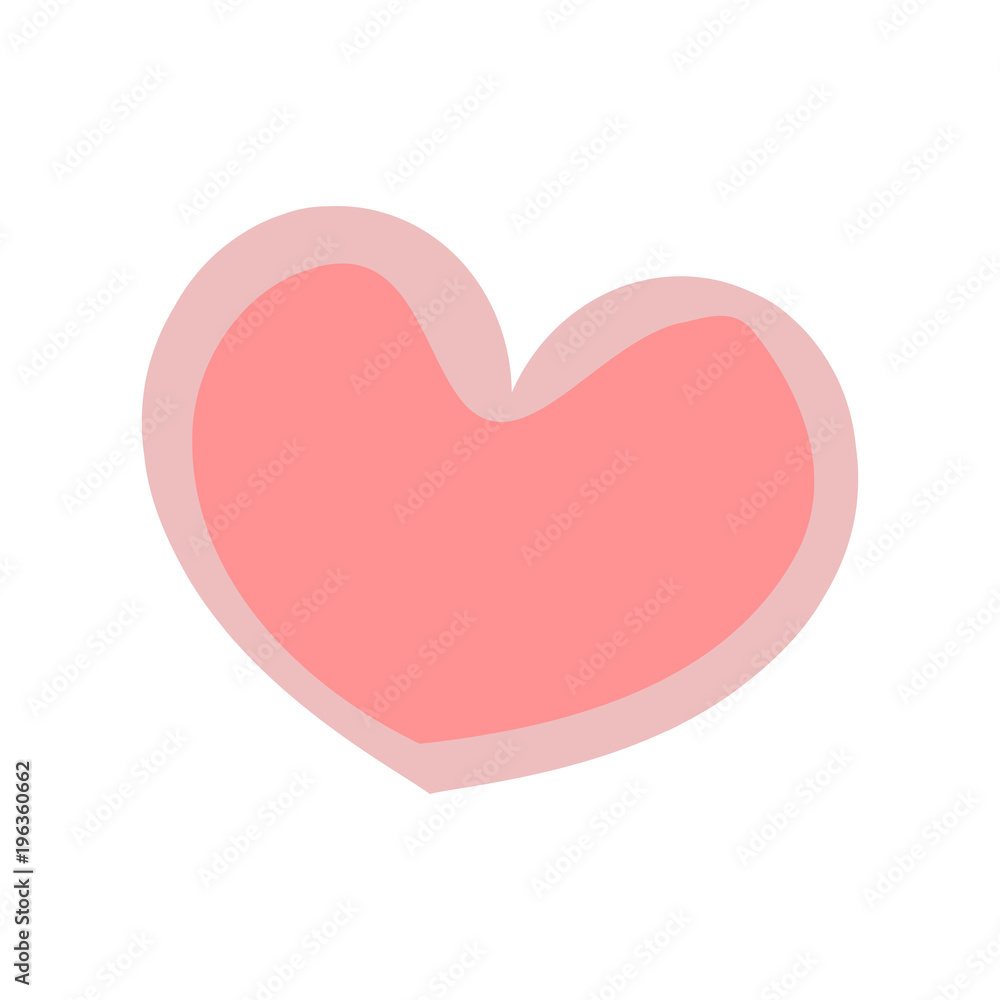 cute heart design icon. love concept. valentine day. vector illustration cute heart design icon. love concept. valentine day. vector illustration