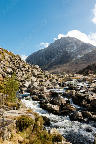 Mountains and Streams in Snowdonia