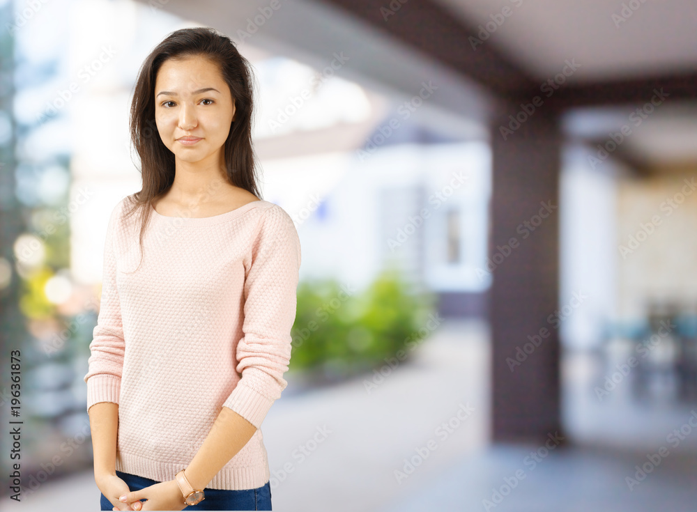 Young beautiful cute girl Young beautiful cute girl