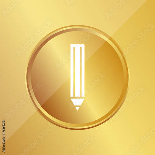 Gold Medaille - Stift