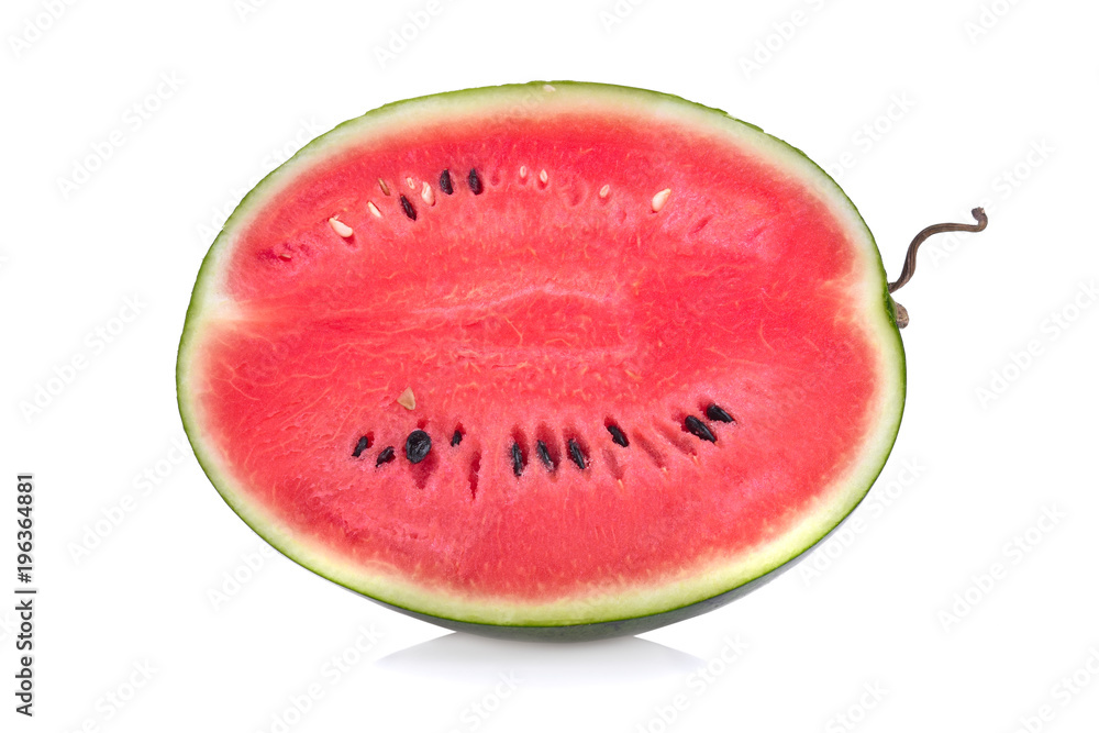 Sliced of watermelon isolated on white background. Sliced of watermelon isolated on white background.