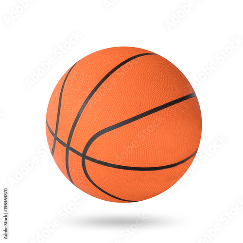 Basketball ball on white background with clipping path. © Lifestyle Graphic