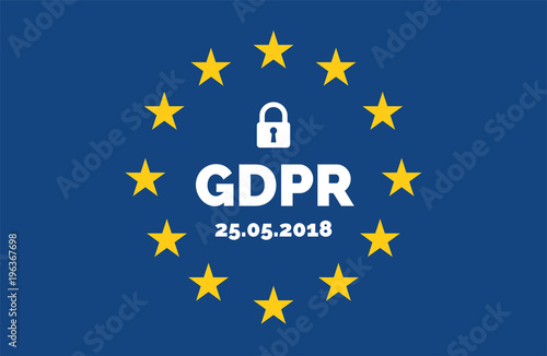 GDPR General Data Protection Regulation Europe flag