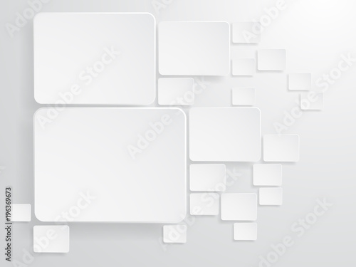 Abstract Square Shape background in gray color