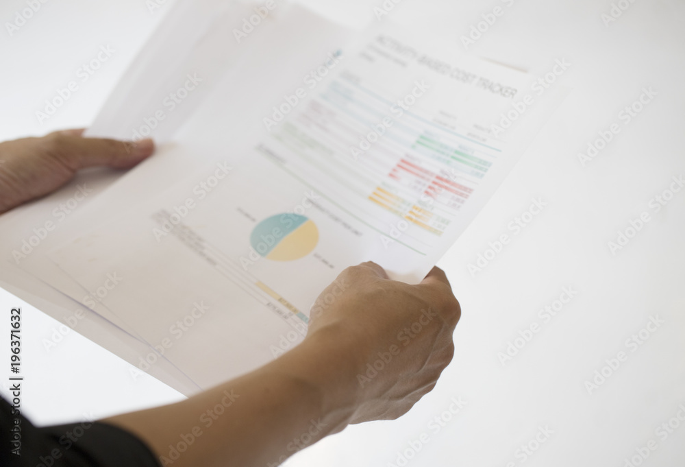 Business chart and communication meeting Business chart and communication meeting