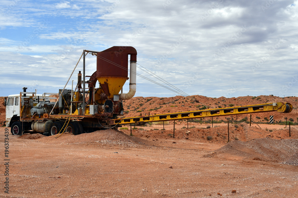 Australia, Coober Pedy, Opal Mining