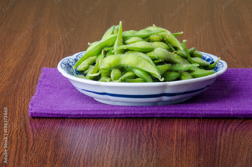 japanese cuisine. japanese soybean on the background japanese cuisine. japanese soybean on the background