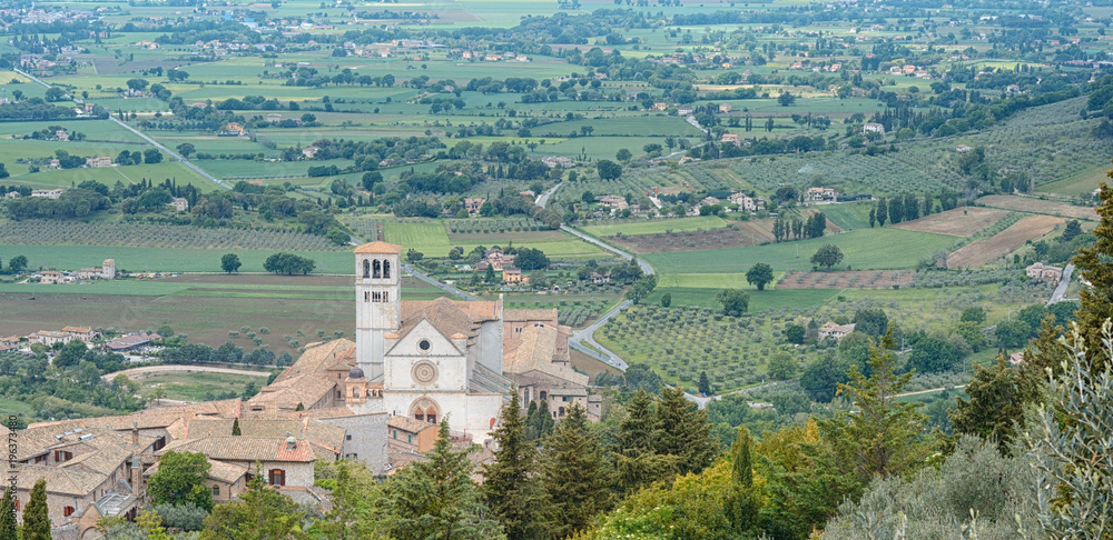 Fototapeta premium Centro storico di Assisi, Italia
