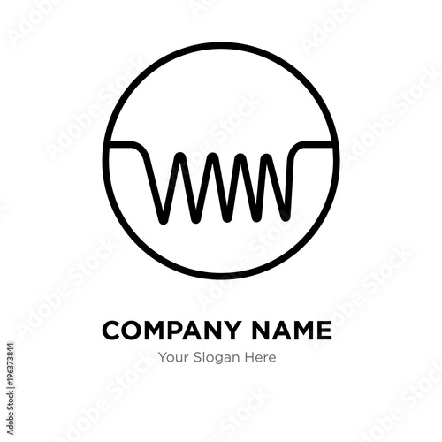 induction company logo design template, Business corporate vector icon