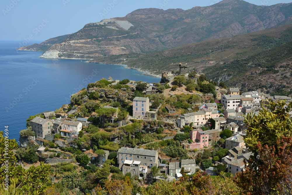 Corse, village de Nonza.
