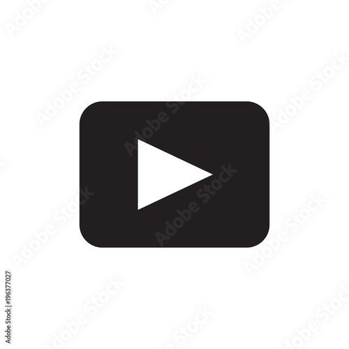 play video filled vector icon. Modern simple isolated sign. Pixel perfect vector illustration for logo, website, mobile app and other designs