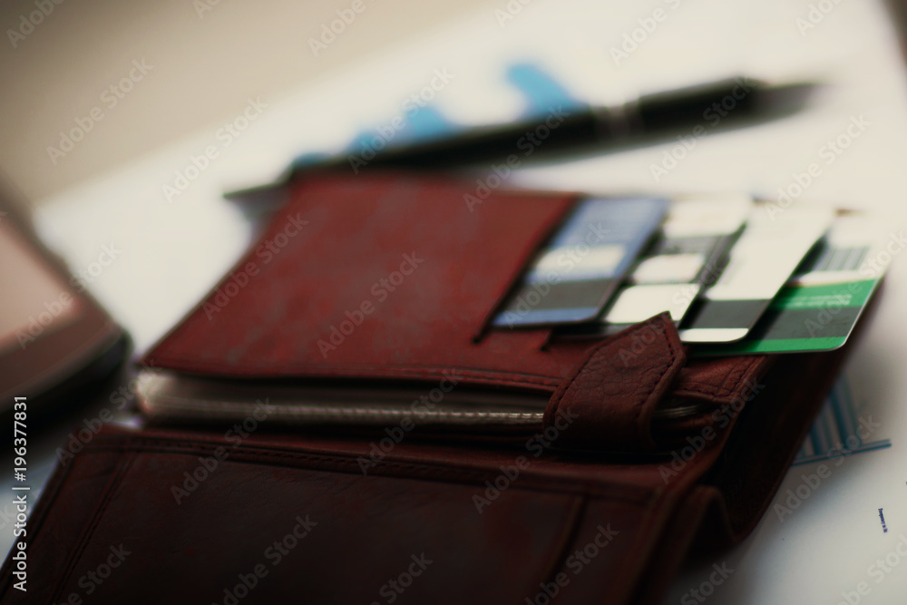 leather wallet with credit in discount cards leather wallet with credit in discount cards