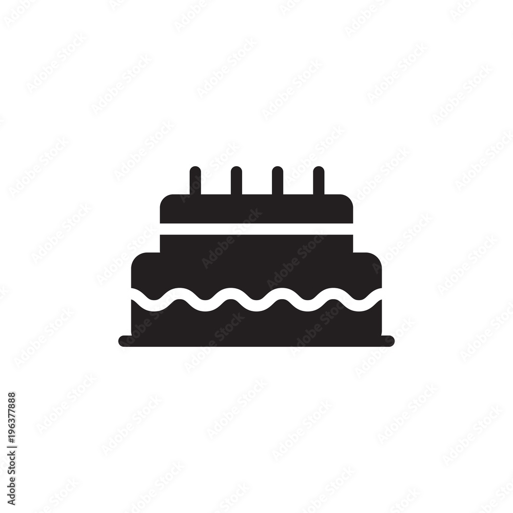birthday cake filled vector icon. Modern simple isolated sign. Pixel perfect vector illustration for logo, website, mobile app and other designs birthday cake filled vector icon. Modern simple isolated sign. Pixel perfect vector illustration for logo, website, mobile app and other designs